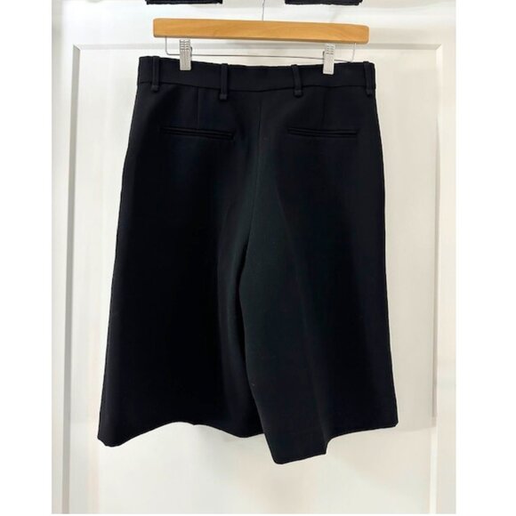 NWOT - Zara Black Long Dress Shorts - Picture 2 of 2